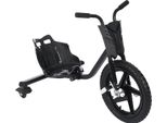 Triciclo Da Drift Per Bambini - Drift Trike - Luci Posteriori - Sedile Regolabile - Pedali Antiscivolo - Carico Massimo 80 Kg - Robusto - Nero