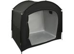 Garage Per Biciclette - Tenda Portaoggetti - 210D Oxford E Fibra Di Vetro - Impermeabile - Per 1-4 Biciclette - Portatile - Da Esterno - Nero