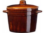 Burriera In Terracotta - Per Il Burro - 1,5 L - Fcm - Marrone