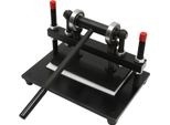 Pressa Manuale Per Punzonatura Pelle - Punzonatrice - Forza Di Punzonatura ≥1,5 T - Corsa 12 Mm - Spessore Materiale ≤10 Mm - Tavolo 360×270 Mm - Inserimento <300 Mm - Nero