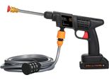 Idropulitrice - Apparecchio Manuale A Batteria - 150 Psi - Batteria 21V 1500 Mah Inclusa - Con Caricabatteria - Portatile - Nero
