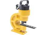 Punzonatrice Idraulica E Pressa Foratrice - Capacità 31 T - Set Con 4 Matrici Di Punzonatura - Sporgenza 9,5 Cm - Per Rame, Ferro, Alluminio, Acciaio - Compatta E Resistente