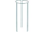 Sostegno Per Piante E Fiori - Anello Di Sostegno In Metallo - Altezza 60 Cm - Set Da 3 Pezzi