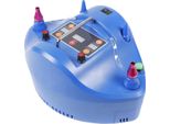 Pompa Per Palloncini - Gonfiatore Elettrico Per Palloncini - 1200 W - 2 Ugelli - Pedale - Gonfiaggio Rapido - Per Feste Di Compleanno - Blu