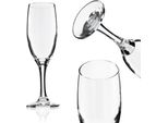 Bicchieri Da Spumante E Champagne - Set Da 6 - 190 Ml - Fcm - Prodotto In Polonia