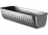 Stampo Rettangolare - Stampo Per Pane E Torte - Lunghezza 30 Cm - Metallo - Argento - /Ue