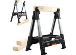 Cavalletto Per Sega Per Legno - Supporto Per Taglio Legno/Cavalletto Da Lavoro - Per Legno E Legna Da Ardere - Officina E Cantiere