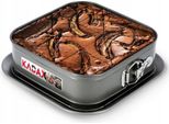 Stampo Da Forno - Stampo Per Torte - Quadrato - Rivestimento Antiaderente - 24 Cm - Metallo - Ce/Ue