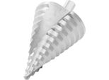 Punta A Gradini - Rivestita In Titanio Hss - 12 Misure - Per Trapano - Foratura Rapida - Per Metallo, Legno, Plastica - Argento