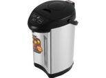 Erogatore Di Acqua Calda - Bollitore Elettrico Da Tavolo - Capacità 4 L - Riscaldamento Rapido 750 W - Spina Ue 220 V - Acciaio Inossidabile 304 - Rubinetto A Pressione - Nero
