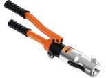Pinza Idraulica Per Tubi - TH16–32 Mm - 10 T/100 Kn - Ganasce TH16/20/26/32 - Corsa 20 Mm - Per Tubi Pex/Pb/Alluminio - Con Valigetta - Arancione