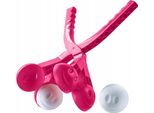 Formatore Di Palle Di Neve - Pinza Per Palle Di Neve - Plastica Resistente - Impugnatura Ergonomica - Per Bambini E Adulti - Rosa