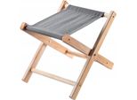 Sgabello In Legno - Sgabello Pieghevole - 40X31 Cm - Compatto - Salvaspazio