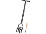 Aeratore Per Prato - Aeratore Manuale A Punte - Punte Da 20 Cm - Per L'aerazione Del Prato
