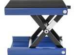 Sollevatore Per Moto - Martinetto - Autoportante - Portata 500 Kg - Regolabile In Altezza 9,3-35 Cm - Acciaio #45 Con Rivestimento In Gomma - Verniciato - Blu