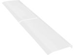 Tettoia D'ingresso Per Porta/Finestra - Tettoia 50×200 Cm - Trasparente - Pet/Abs - Montaggio A Parete - Spessore 3,5 Mm - Protezione Dalla Pioggia E Dai Raggi Uv - Bianco