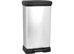 Cestino Dei Rifiuti - Cestino A Pedale - Effetto Metallo - 50 L