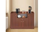 Credenza - Mobile Da Cucina - Con Ante E 1 Cassetto - Mobile Contenitore Moderno - Per Cucina, Soggiorno, Sala Da Pranzo - Da Montare Autonomamente