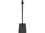 Videoproiettore/Proiettore - Treppiede Da Pavimento - Ruotabile A 360° - Regolabile In Altezza Da 60 A 120 Cm - Acciaio Al Carbonio/Acciaio Legato - Piastra Di Base Stabile Da 1,85 Kg - Nero