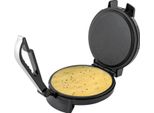 Macchina Elettrica Per CrêPes/Frittelle - BM-926 - 1200 W - Riscaldamento Su Entrambi I Lati - Rivestimento Antiaderente - Temperatura Regolabile Da 200 A 260 °C - Spina Ue Da 220 V - Nero/Argento