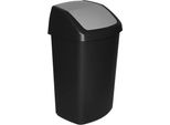 Cestino Dei Rifiuti - Cestino Della Spazzatura - Capacità 50 L - Per Rifiuti Di Cucina - Nero