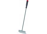 Rastrello Da Giardino - Rastrello Manuale - 8 Denti - 60 Cm - Con Manico