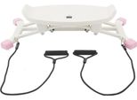 Allenatore Di Sci - Slide Board Stepper - Con Bande Di Resistenza - Allenamento Di Equilibrio E Cardio - Per L'allenamento A Casa - Bianco