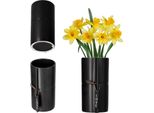 Vaso Da Fiori In Ceramica - Coprivaso/Fioriera - Dimensioni Gigante (Giant) - Nero