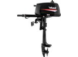 Motore Fuoribordo - T3.5 - Potenza 3,5 Cv (2,5 Kw) - Due Tempi - Raffreddamento Ad Acqua - Avviamento Manuale - Cilindrata 60,4 Cm³ - Per Gommoni E Barche Da Pesca Da 2 A 4 M - Nero