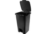 Cestino Dei Rifiuti - Cestino Con Pedale - 45 L - Plastica - Con Pedale - Nero