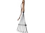 Rastrello Manuale - Rastrello Da Giardino - Metallo - 6 Denti