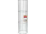 Pergola Da Giardino - Pali Di Sostegno - Metallo - 100 Cm - Con Ancoraggi A Terra - Per Piante Rampicanti - Nero