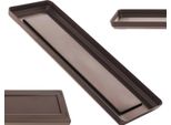Fioriera - Fioriera Rettangolare - Plastica - Piccola - Leggera - Interno/Esterno - Marrone Cioccolato