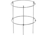 Sostegno Per Piante - Anello Di Sostegno/Supporto Per Rampicanti - 60 Cm - Acciaio - Per Ortensie, Monstera E Rose