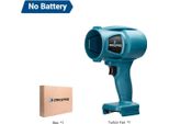 Soffiatore A Batteria - Soffiatore A Turbina - Senza Batteria - Compatibile Con Batteria - Motore A Spazzole - Velocità Regolabile - Leggero E Potente - Per Giardino