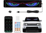 Display Led Per Parabrezza - Luce Ambientale - Scritta Scorrevole Programmabile - Display Flessibile - Per Parabrezza Di Camion - Design Devil Eyes - Display Digitale