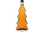 Bottiglia Di Vetro A Forma Di Albero Di Natale - Bottiglia - 500 Ml - Tappo A Vite - Adatta Al Contatto Con Gli Alimenti Fcm - Riutilizzabile - 1 Pezzo - Blu Scuro