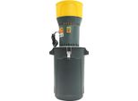 Molino Elettrico Per Cereali - Mulino Per Farina E Mangimi - Capacità 25 L - Set Di Setacci Con 5 Misure - Per Mais E Frumento - Chiave Inclusa - Grigio Chiaro