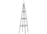 Arco Da Giardino - Arco Per Rose E Griglia Rampicante - 200×40×40 Cm - Per Piante Rampicanti - Grigio