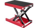 Sollevatore Per Moto - Sollevatore A Forbice A Forma Di X - Regolabile In Altezza, Elevata Capacità Di Carico, Resistente Alla Ruggine, Per Officina E Uso Domestico - Rosso