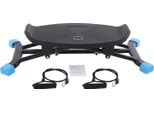 Allenatore Di Sci - Swing Stepper - Con Bande Di Resistenza - Display Lcd - Allenamento Dell'equilibrio - Per L'allenamento A Casa - Indoor - Nero