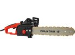 Motosega - Elettrica 2000 W - Lama 40 Cm - Velocità 800 Giri/Min - Lubrificazione Automatica Della Catena - Spina Ue 50 Hz - Albero Motore A 9 Denti - Rosso