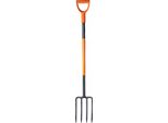 Forca Da Giardino - Forca Da Scavo Con 4 Rebbi - Metallo Temprato - Lunghezza 122 Cm - Per Scavare E Lavorare Il Terreno