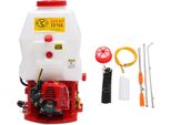 Irroratore Da Giardino - Irroratore A Spalla - Pompa Manuale - Serbatoio In Plastica - Fino A 20 L - Rosso