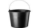 Secchio In Plastica - Set Secchio Da Cantiere / Secchio Per Malta - Volume 12 L - Quantità 10 Pezzi - Per Edilizia E Ristrutturazione