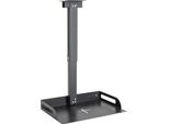 Supporto Per Videoproiettore/Proiettore - Montaggio A Soffitto - Regolabile Da 34 A 56 Cm - Compatibilità Universale - Con Guida - Parte Inferiore Incavata - Nero