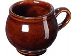 Tazza Da Vino - Tazza In Gres - 300 Ml - Con Manico - Marrone