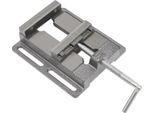 Morsa Per Trapano - Morsa Meccanica - Ghisa, Mandrino In Acciaio 45#, Apertura Max. 12,5 Cm, Larghezza Ganasce 12,2 Cm, Fessure Di Montaggio 15 Cm, Altezza 6 Cm - Nero