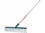Rastrello Da Giardino - Rastrello Per Foglie E Prato - 16 Denti