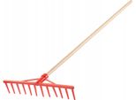Rastrello Da Giardino Rastrello Per Fieno - Rastrello In Legno - Con Manico - Per Fieno, Erba E Foglie - Per Giardino